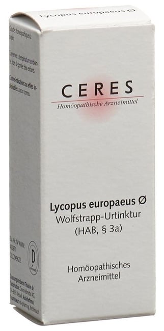 Ceres Lycopus Europaeus Teint M Re Fl Ml Pharmacie Sun Store