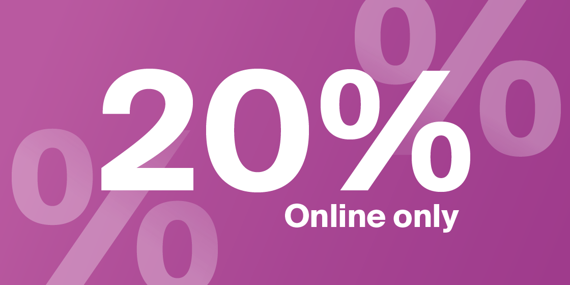 20% auf das gesamte Sortiment
