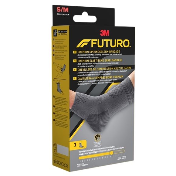 3M Futuro Premium Sprunggelenk-Bandage S/M Box
