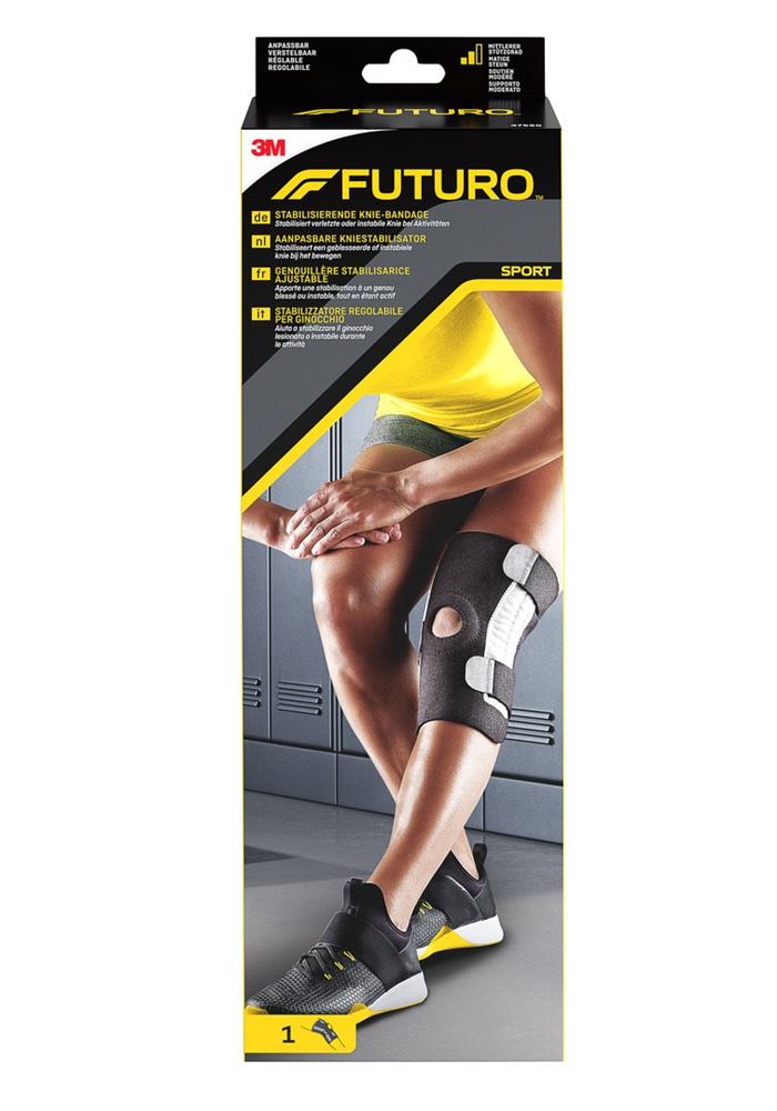 3M Futuro stabilisierende Knie-Bandage anpassbar schwarz
