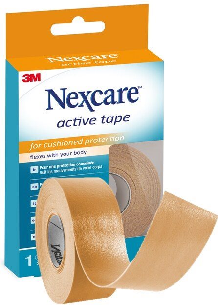 3M Nexcare Active Tape 2.54cmx4.572m Rolle