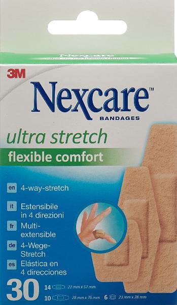 3M Nexcare Pflaster Ultra Stretch Flexible Comfort 3 Grössen assortiert 30 Stk