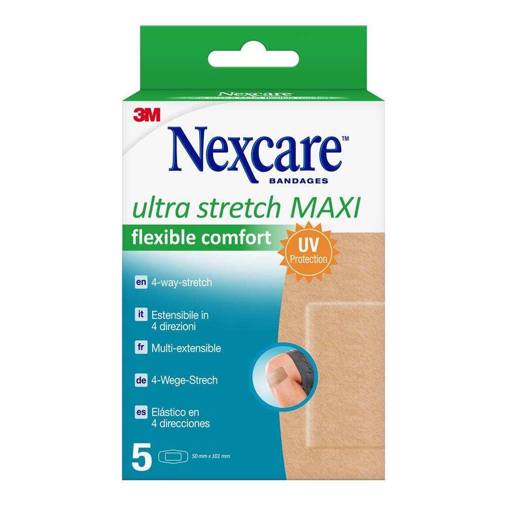 3M Nexcare Ultra Stretch Maxi Flexible Comfort 50x101mm 5 Stk