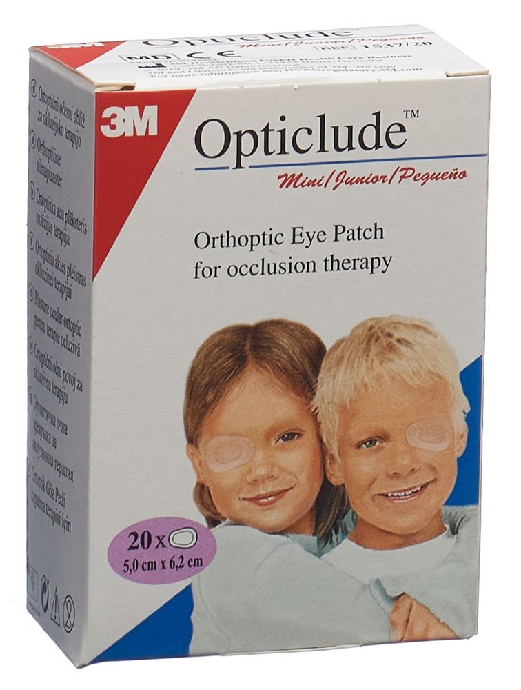 3M Opticlude Mini Augenverband 6x5cm 20 Stk
