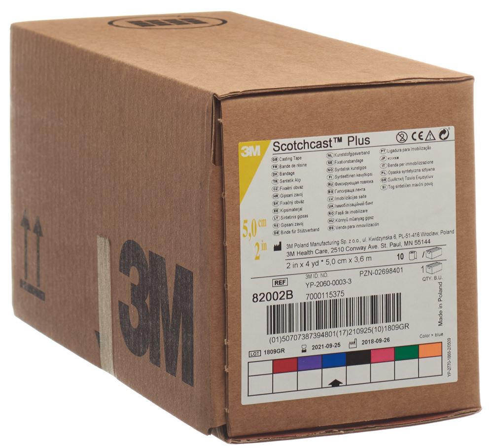 3M Scotchcast Plus 5cmx3.65m blau 10 Stk