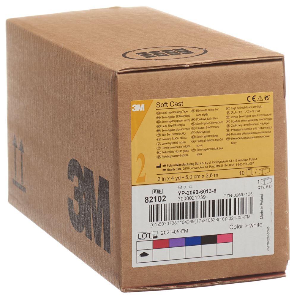 3M Scotchcast Softcast 5cmx3.65m weiss 10 Stk