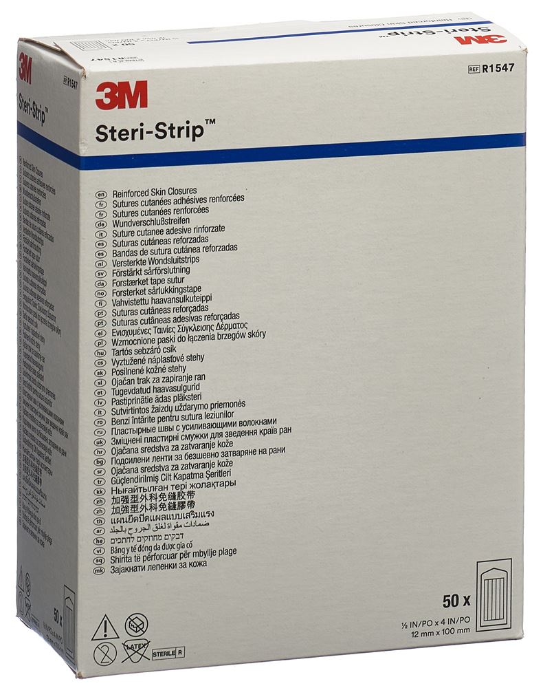3M Steri Strip 12x100mm weiss verstärkt 50 x 6 Stk