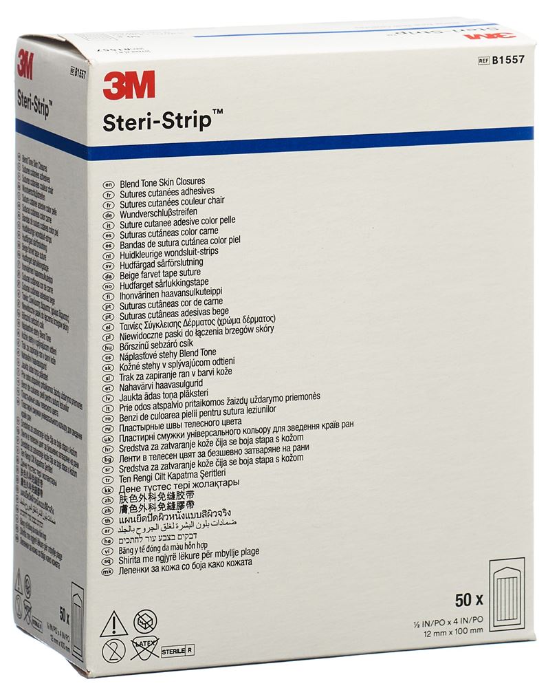 3M Steri Strip Blendtone 12x100mm 50 x 6 Stk