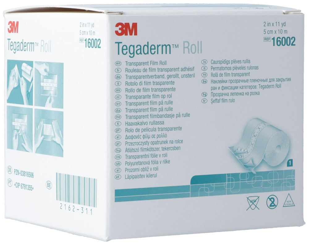 3M Tegaderm Roll Wundverband 5cmx10m transparent