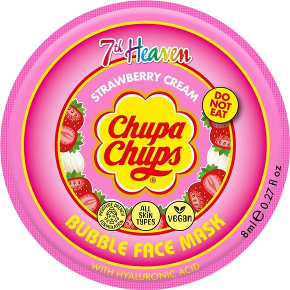 7th Heaven Bubble Mask Chupa Chups Strawberry Cream 8 ml