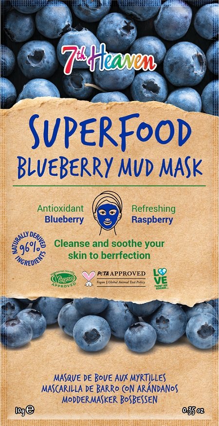 7th Heaven Mud Mask Superfood Bluberry 10 g