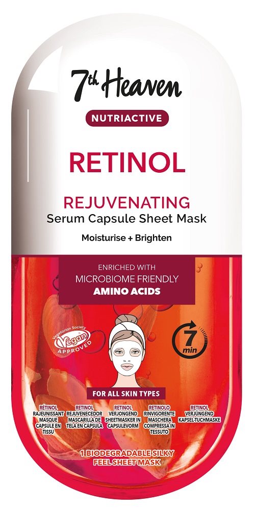 7th Heaven Sheet Mask Nutriactive Retinol Rejuvenating 10 ml