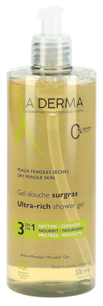 A-Derma Duschgel rückfettend 500 ml