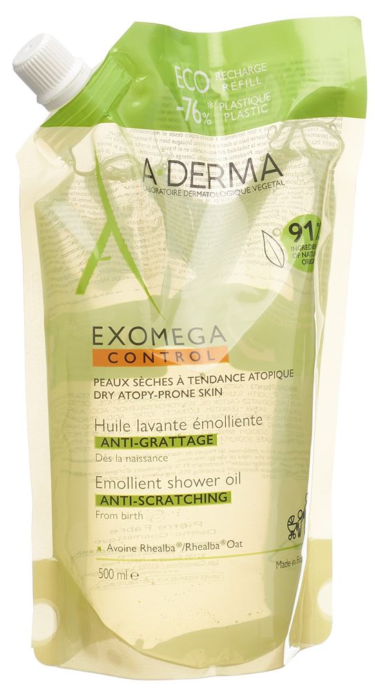 A-Derma Exomega Control Reinigungsöl Refill Fl 500 ml