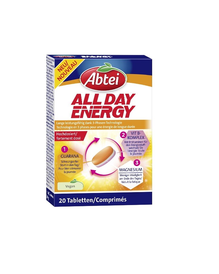 Abtei All Day Energy Tabl 20 Stk