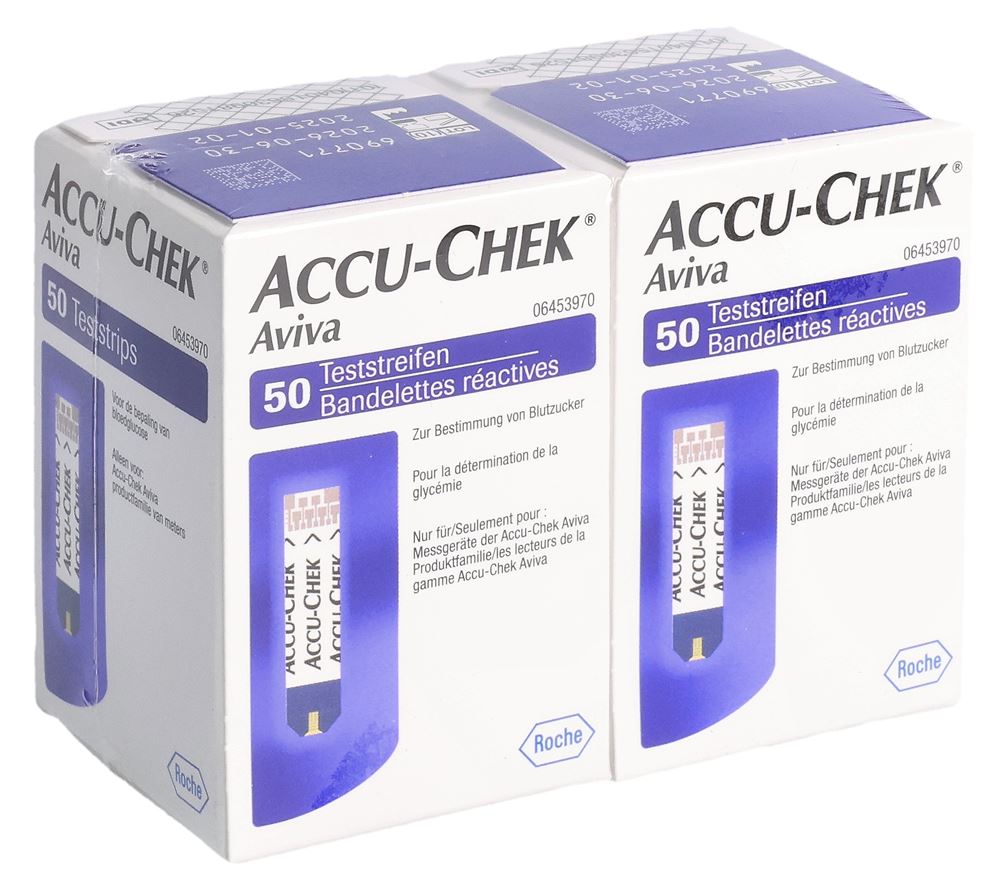 Accu-Chek (Pi-Gax) Aviva Teststreifen 2 x 50 Stk