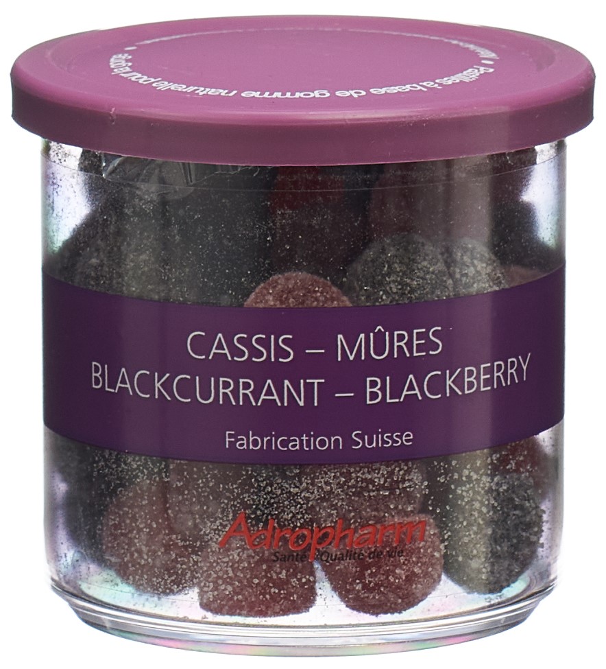Adropharm Cassis-Brombeer reizlindernde Pastillen 140 g