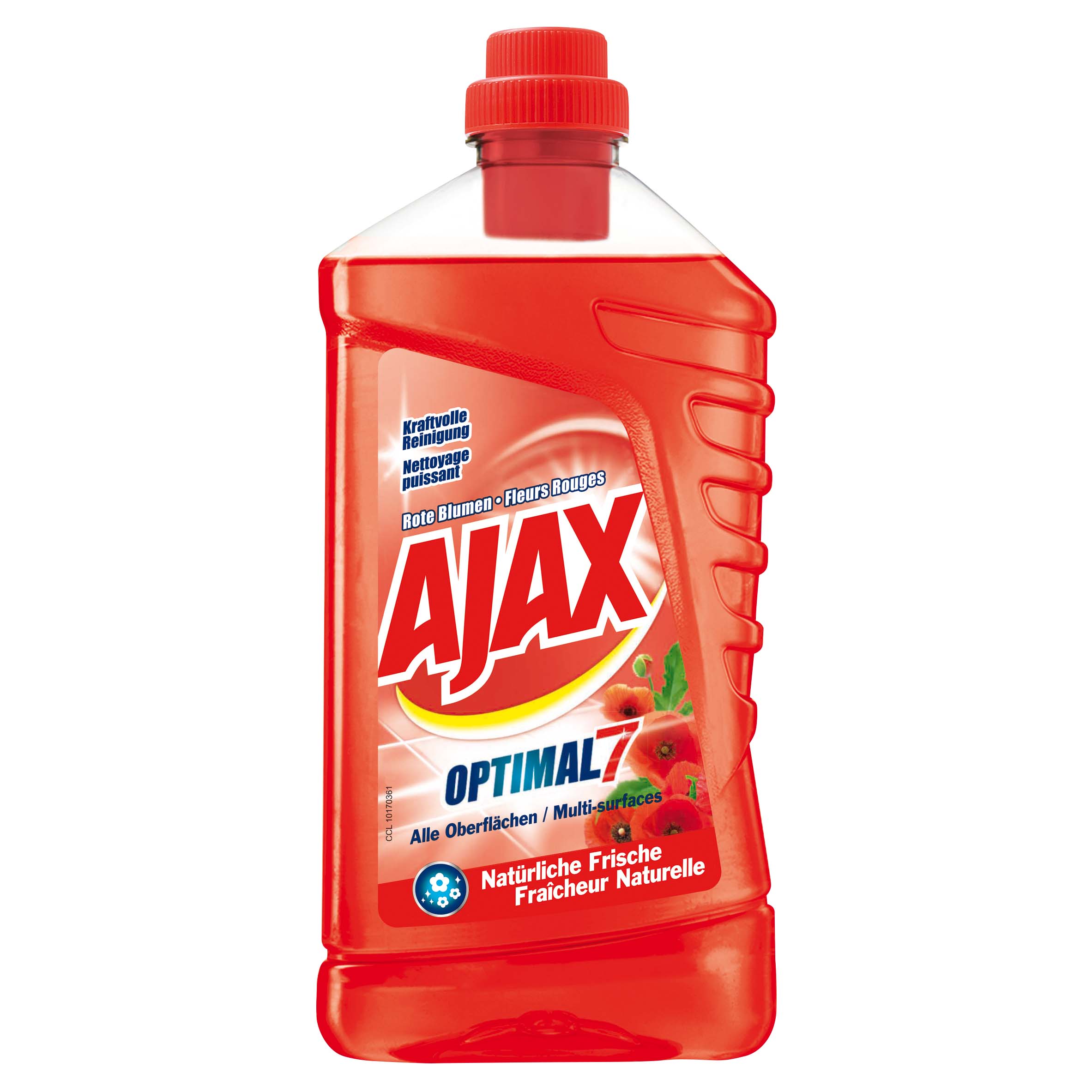Ajax Optimal 7 Allzweckreiniger liq Rote Blumen Fl 1 lt