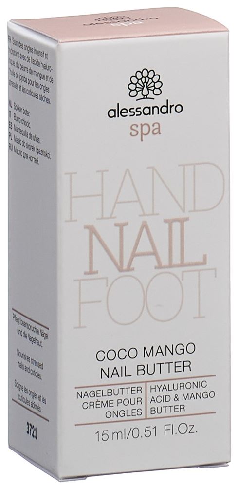 Alessandro International Nail Spa Coco Mango Nail Butter (re) 15 ml