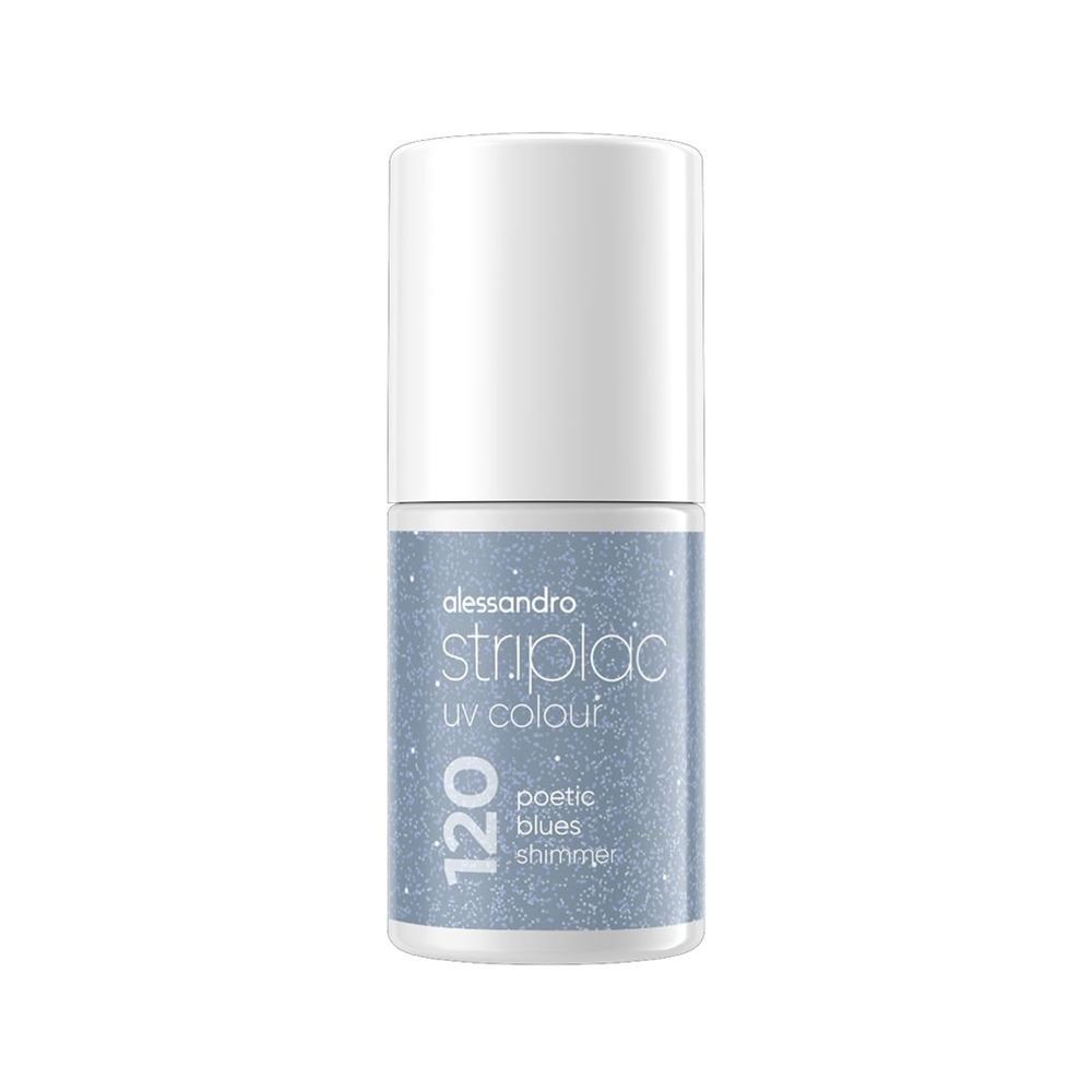 Alessandro International Striplac UV Colour Poetic Blues 6.5 ml
