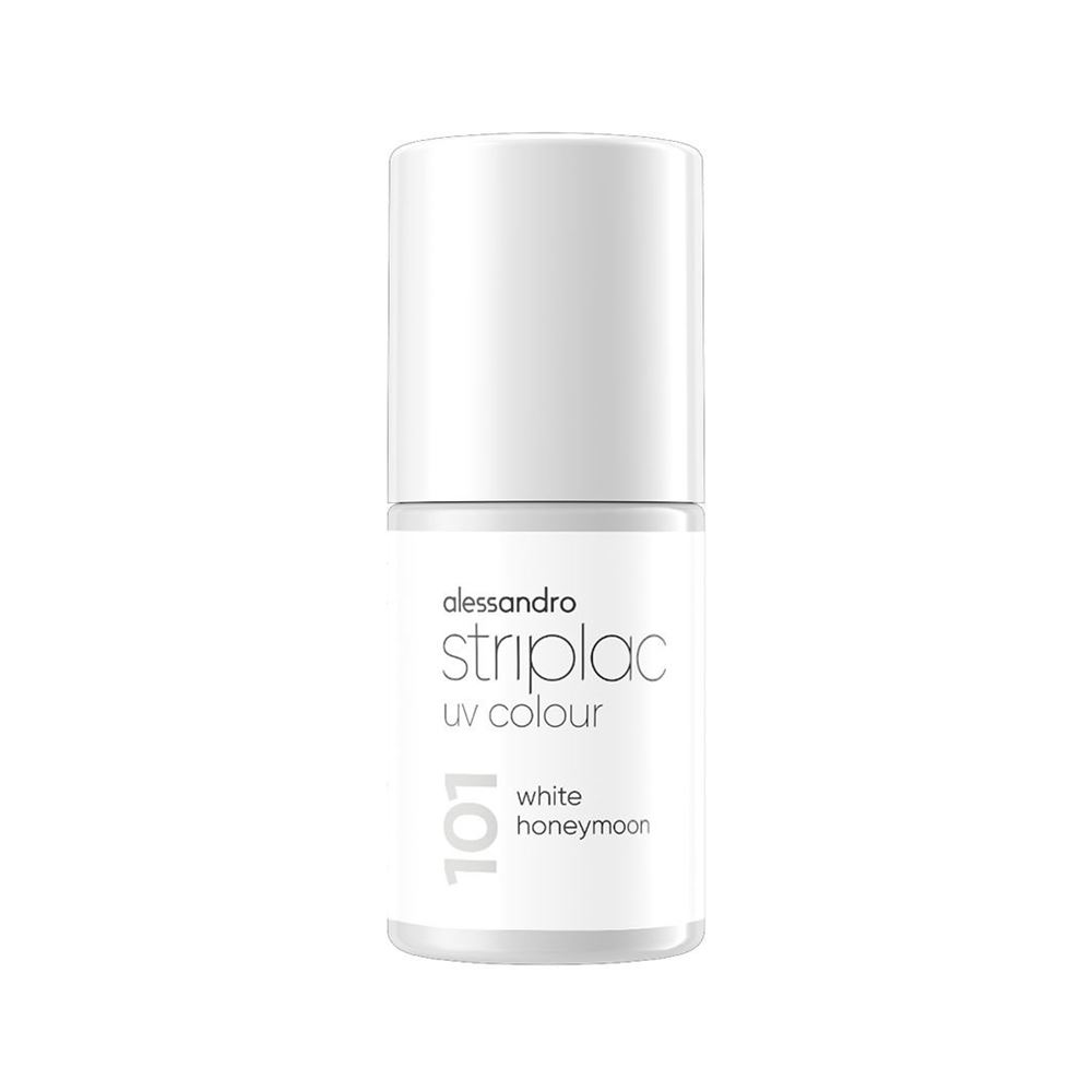 Alessandro International Striplac UV Colour White Honeymoon 6.5 ml