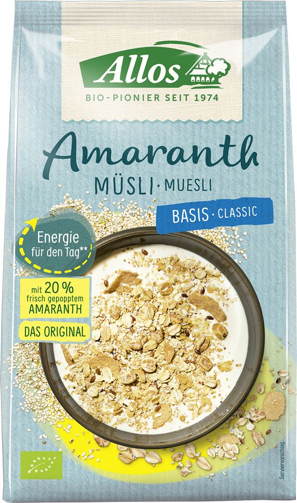 Allos Amaranth Müsli Basis Btl 375 g