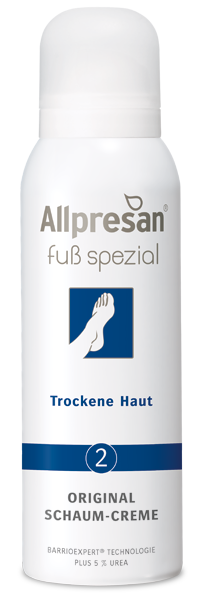 Allpresan pedicare 2 Fuss Schaum trockene Haut 125 ml