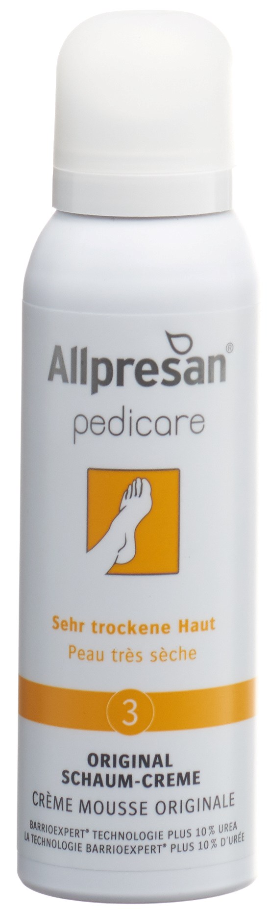 Allpresan pedicare 3 Fuss Schaum sehr trockene Haut 125 ml