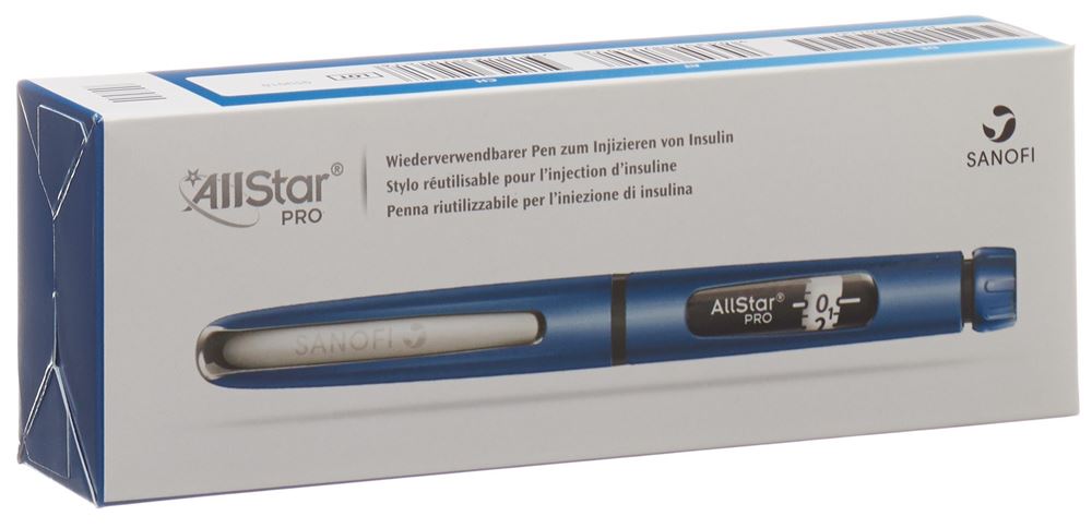 AllStar Pro Lantus/Apidra/Insuman Insulinpen blau