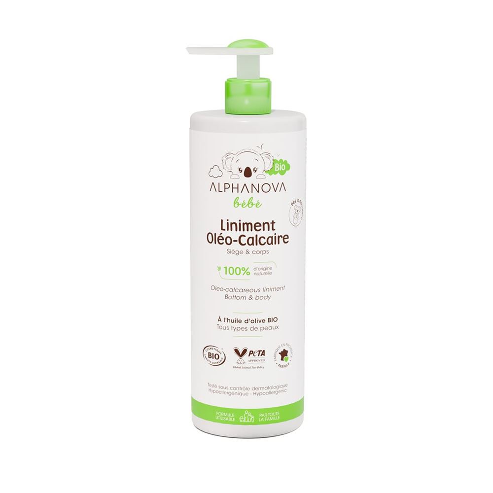 Alphanova Baby Liniment oléo-calcaire Bio Fl 400 ml