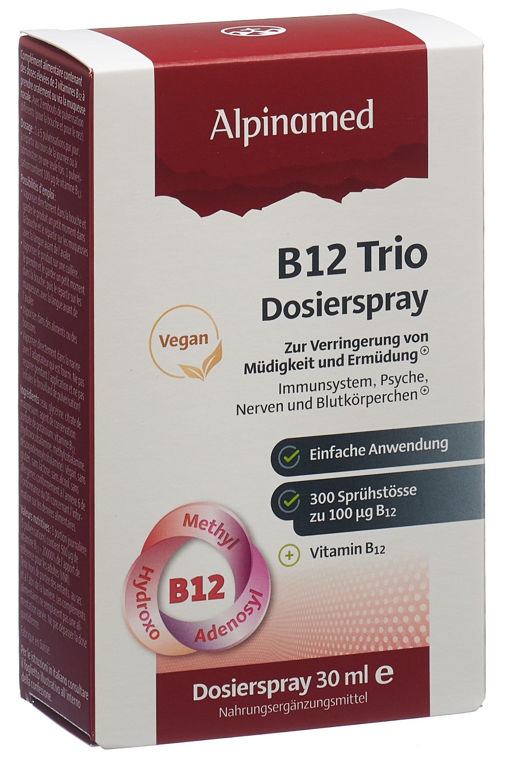 Alpinamed B12 Trio Dosierspray Fl 30 ml