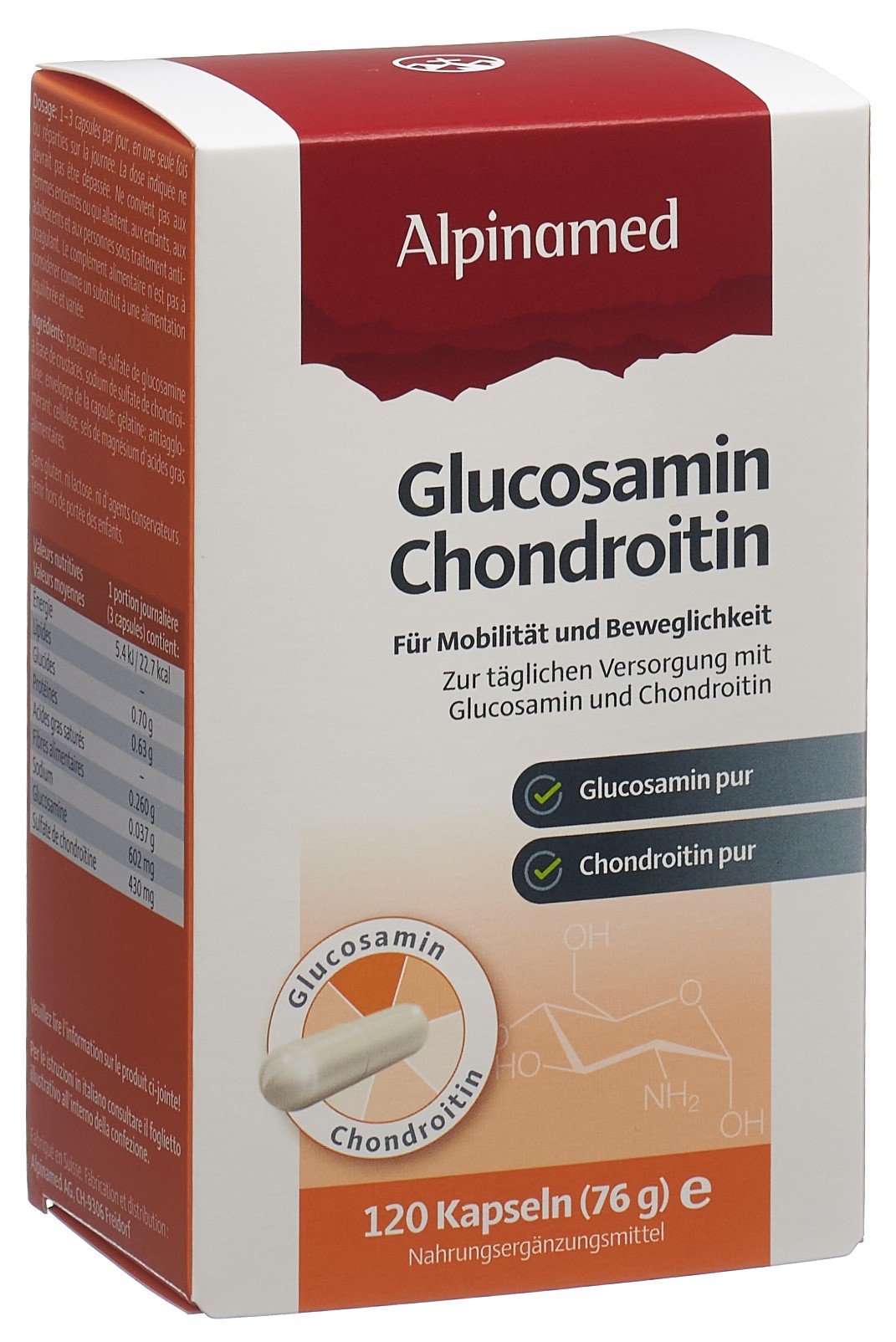 Alpinamed Glucosamin Chondroitin Kapseln 120 Stück