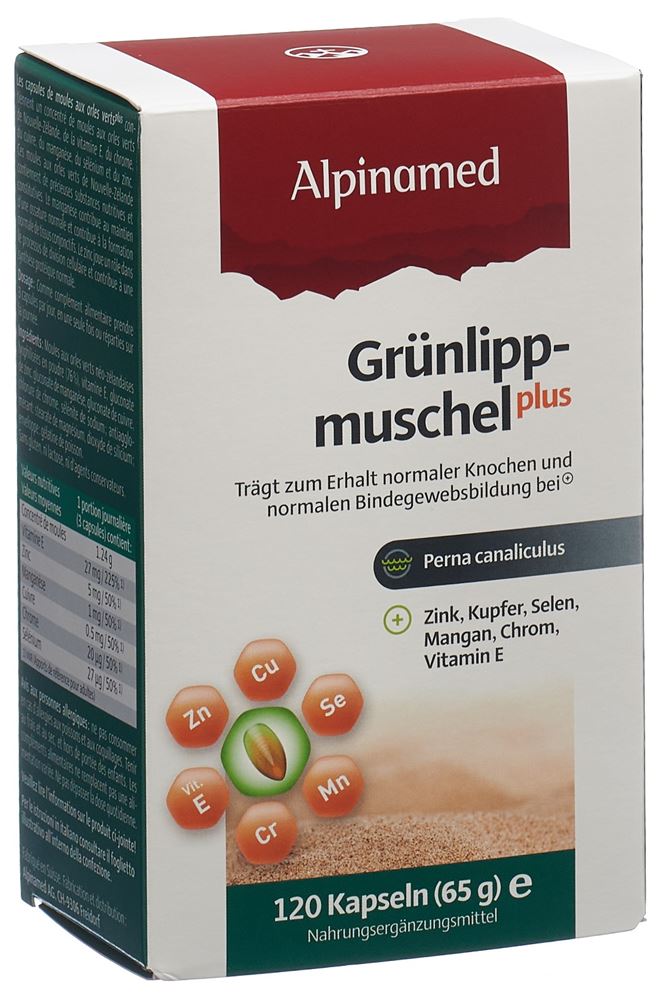 Alpinamed Grünlippmuschel Plus Kapseln 120 Stück