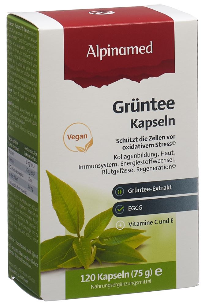 Alpinamed Grüntee Kapseln 120 Stück