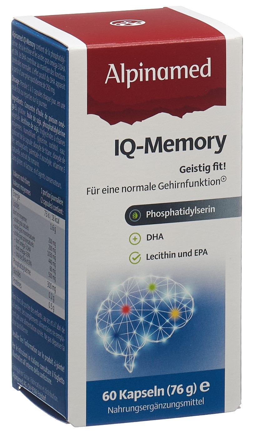 Alpinamed Iq-Memory Kapseln 60 Stück