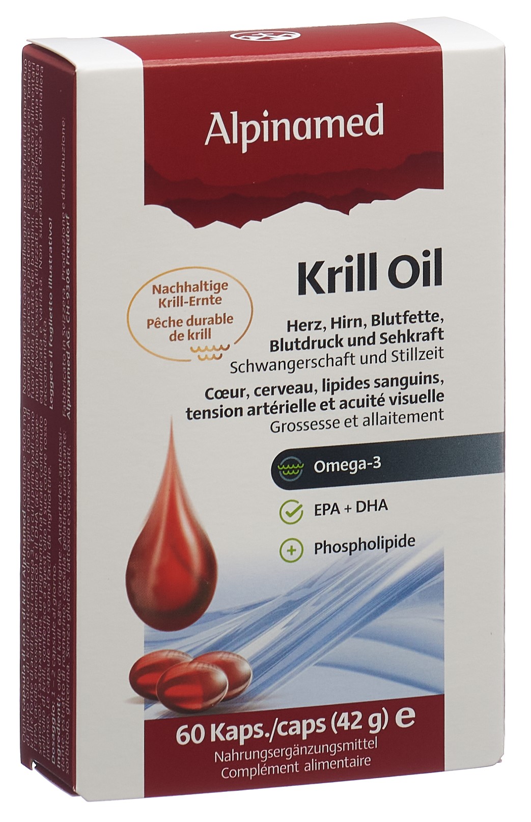 Alpinamed Krill Oil Kapseln 60 Stück