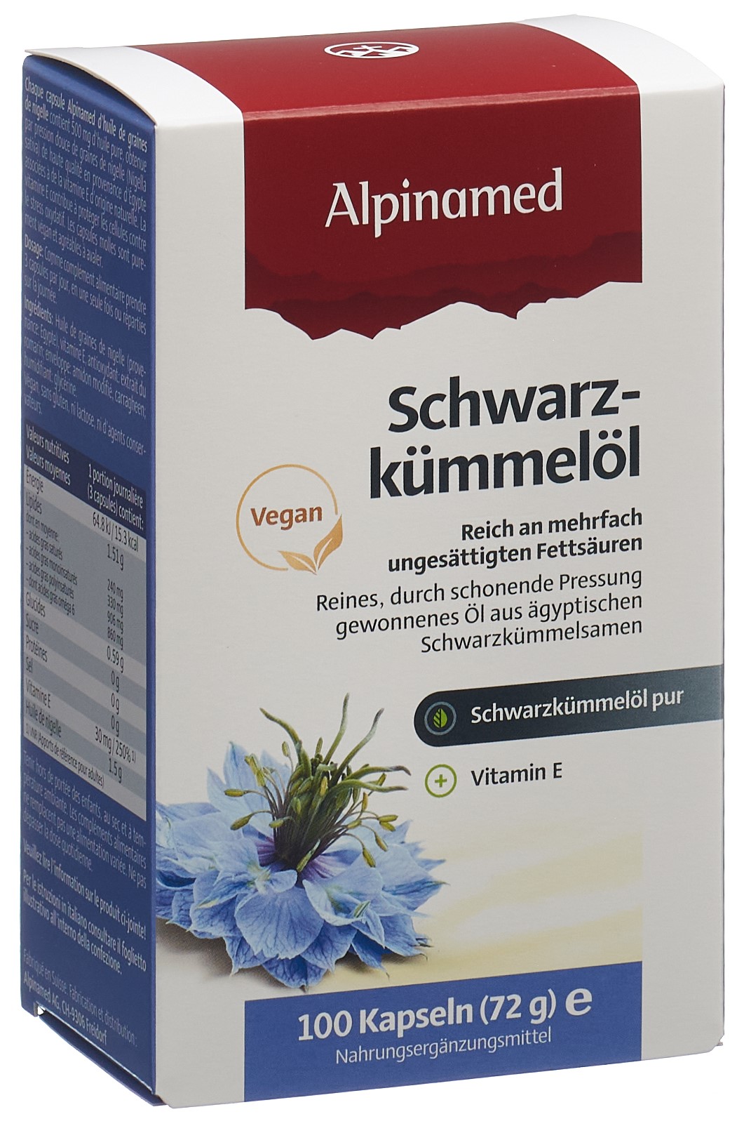 Alpinamed Schwarzkümmelöl Kapseln 100 Stück