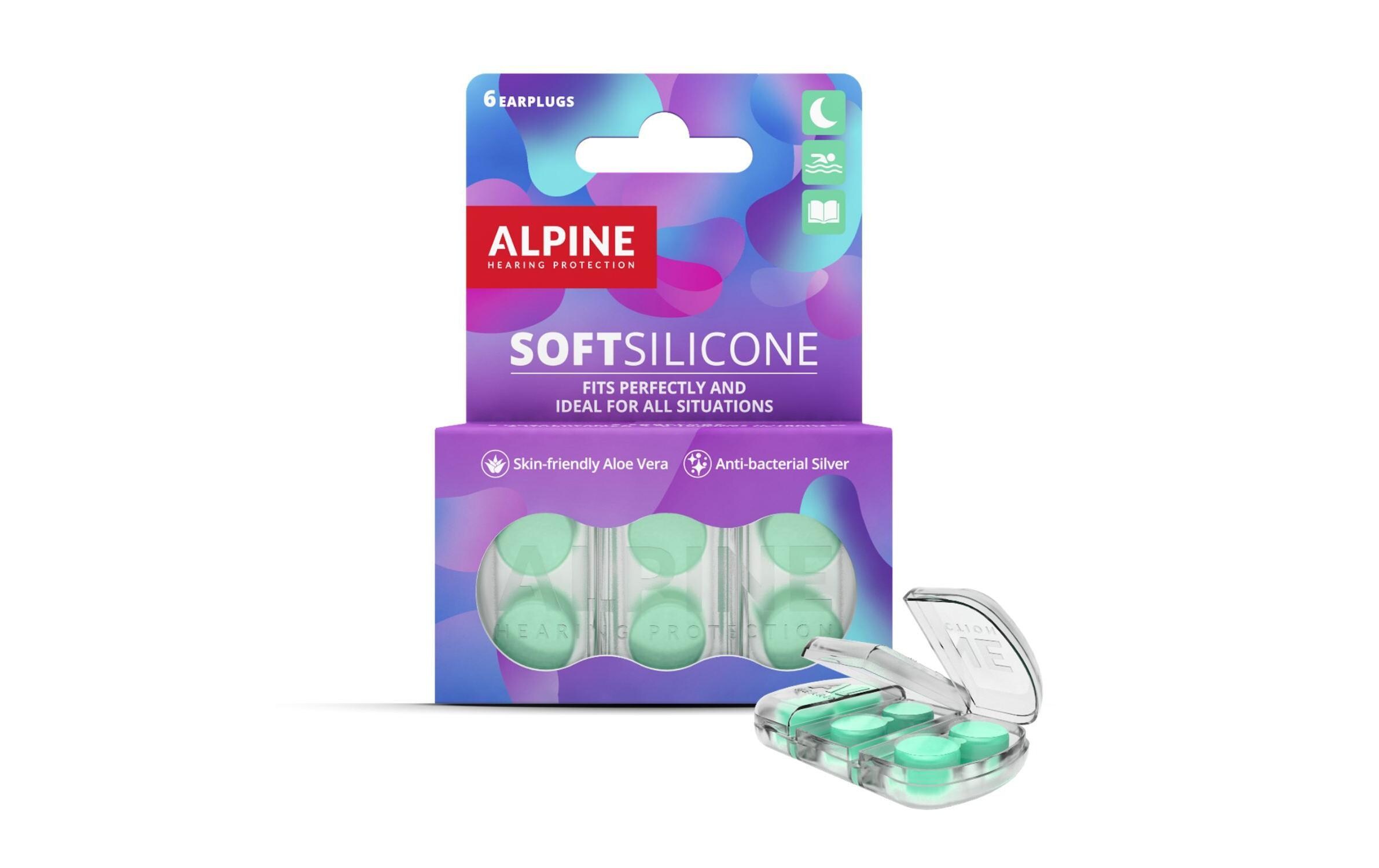 Alpine SoftSilicone Gehörschutzstöpsel 6 Stk