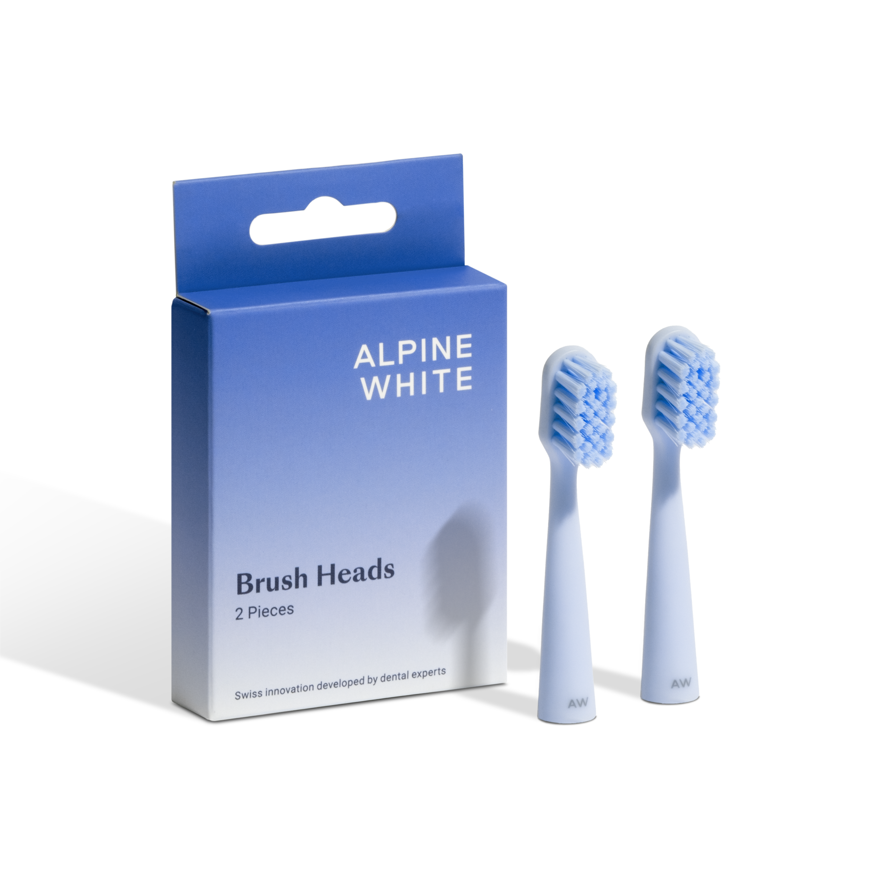 Alpine White Brush Heads 2 Stk