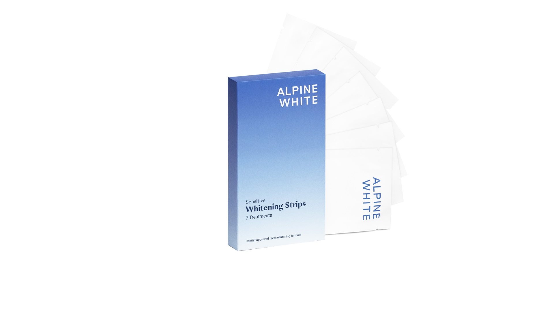 Alpine White Whitening Strips Sensitive für 7 Anwendungen