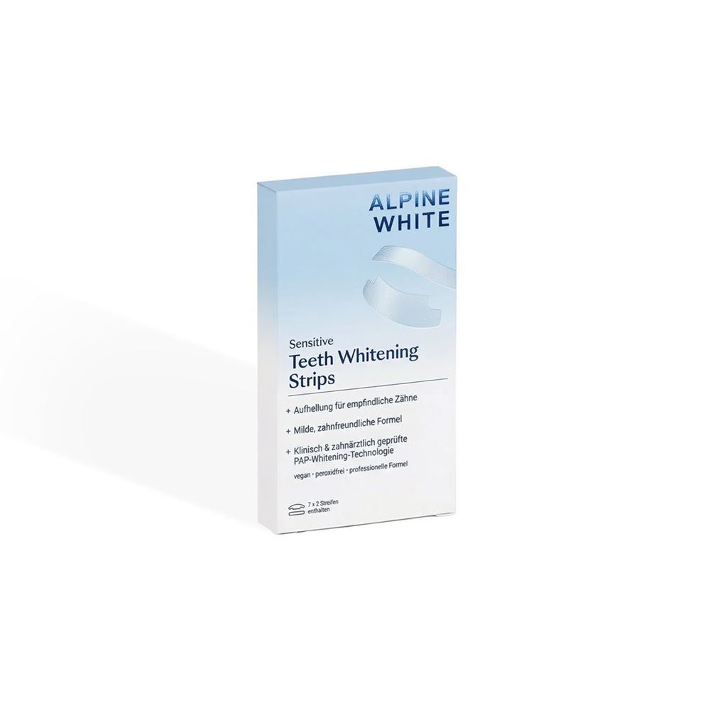 Alpine White Whitening Strips Sensitive für 7 Anwendungen