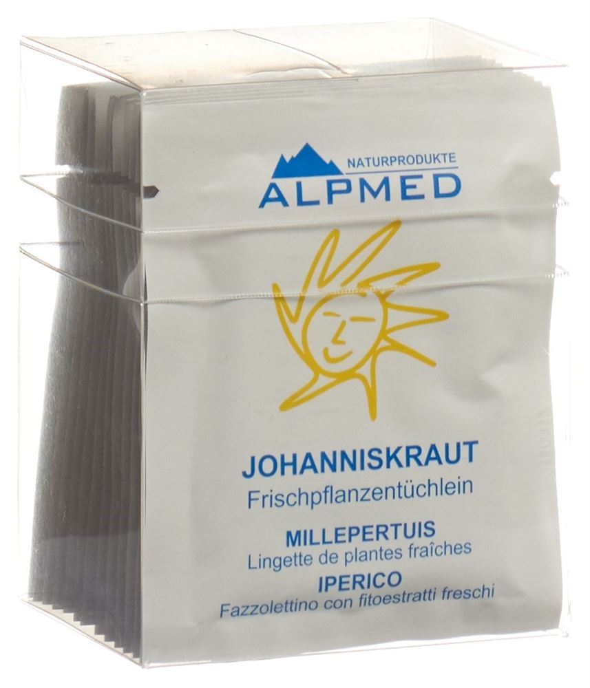 Alpmed Frischpflanzentüchlein Johanniskraut 13 Stk