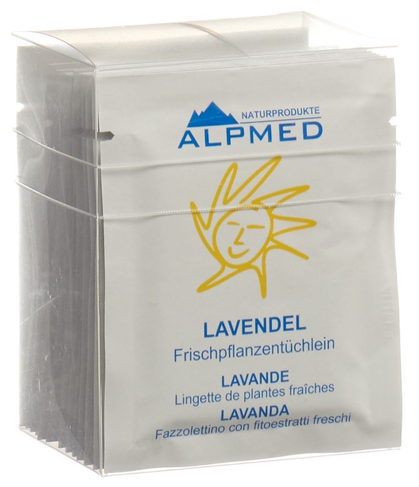 Alpmed Frischpflanzentüchlein Lavendel 13 Stk