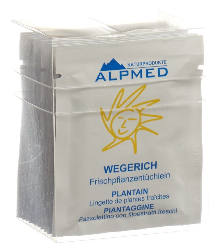 Alpmed Frischpflanzentüchlein Wegerich 13 Stk