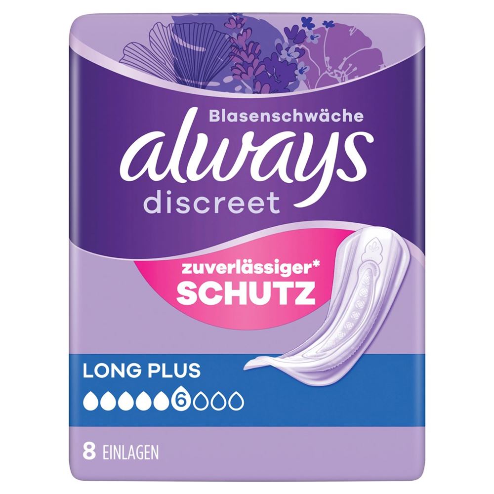 always Discreet Inkontinenz Long Plus 8 Stk