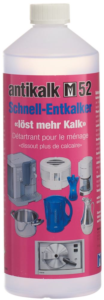 Antikalk M52 Haushaltentkalker liq Fl 1 lt
