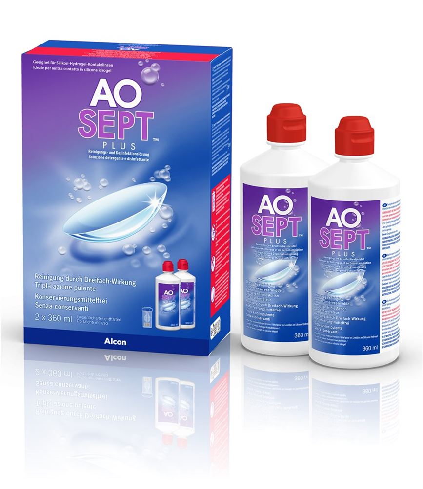 Aosept Plus liq 2 Fl 360 ml
