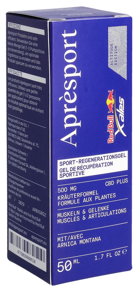 Aprèsport Sport Regenerationsgel Disp 50 ml