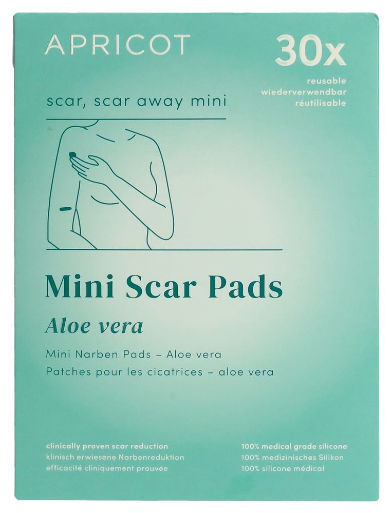 Apricot Narben Pad wiederverwendbar scar scar away 4 Stk