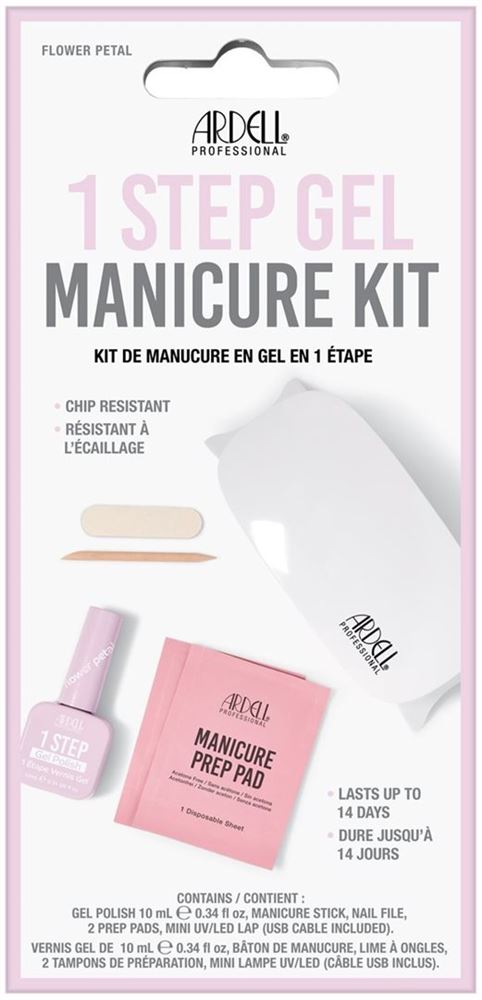 Ardell 1 Step Gel Polish Starter Kit Flower Petal